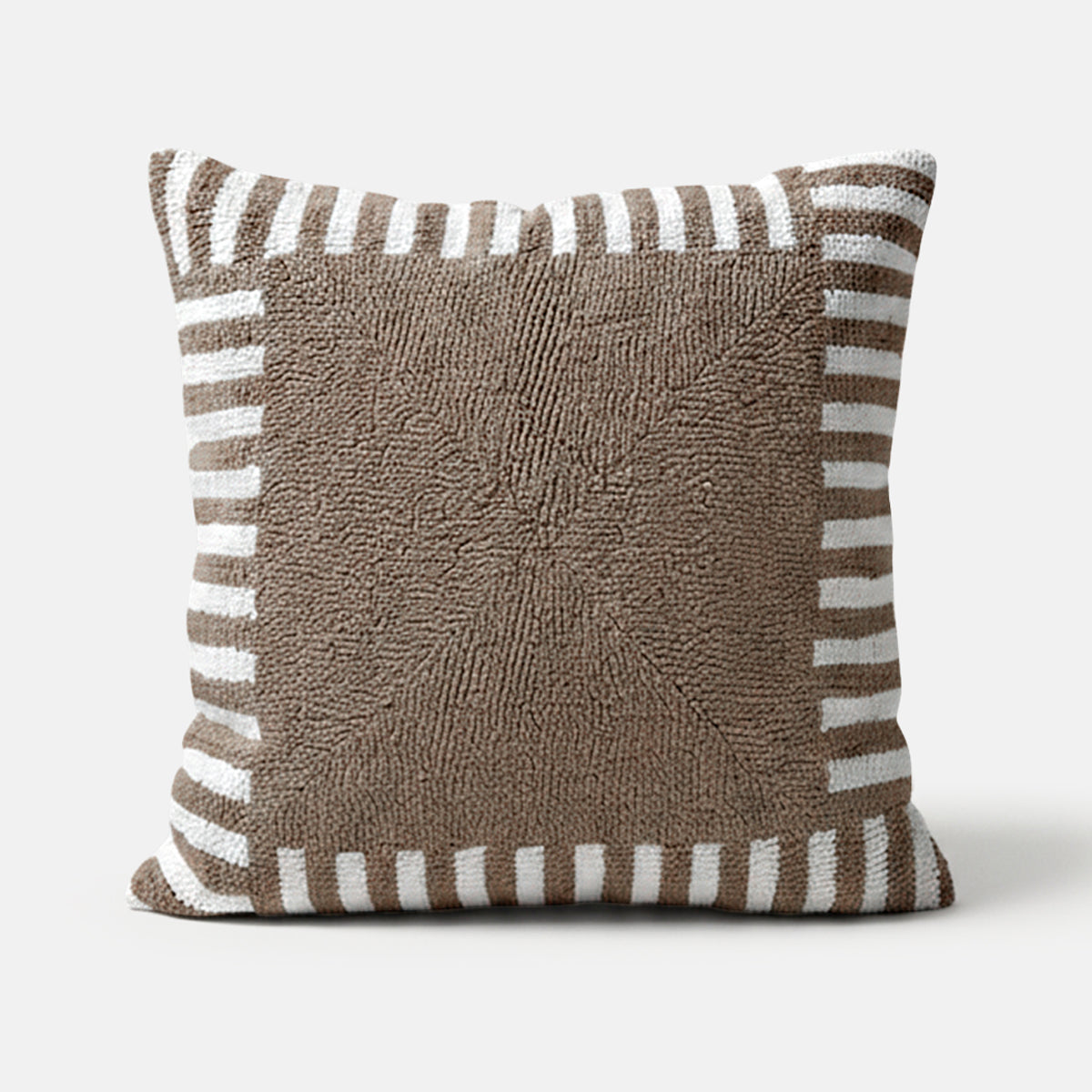 Zora – Striped Embroidered Cushion Cover