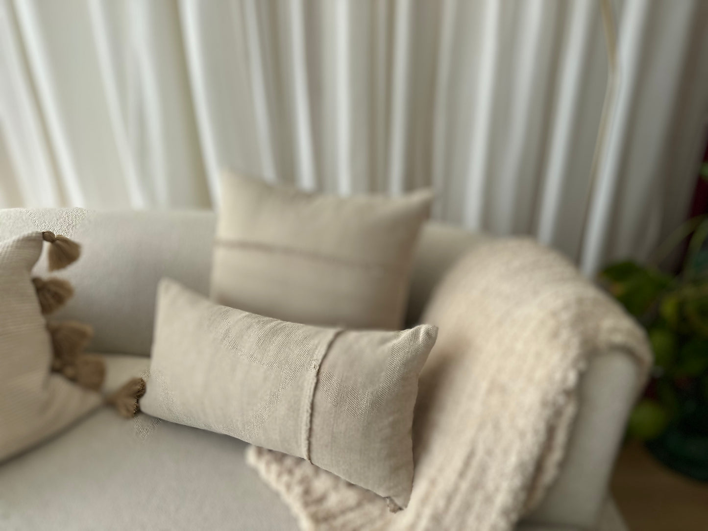 Wabi – Textured Jacquard Linen Cushion Cover