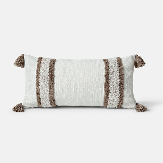 Eden – Farmhouse Tassel Lumbar Cushion Cover