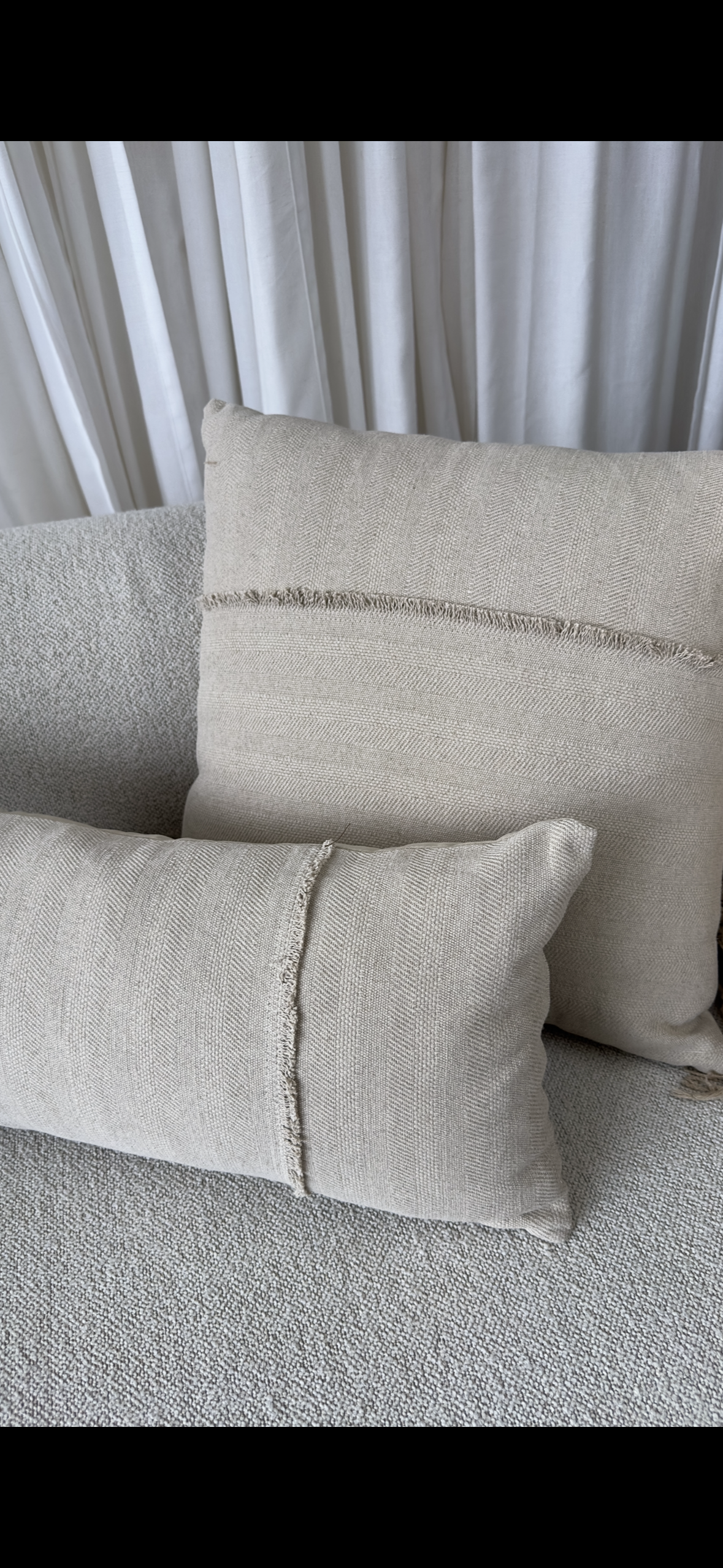 Wabi – Textured Jacquard Linen Cushion Cover