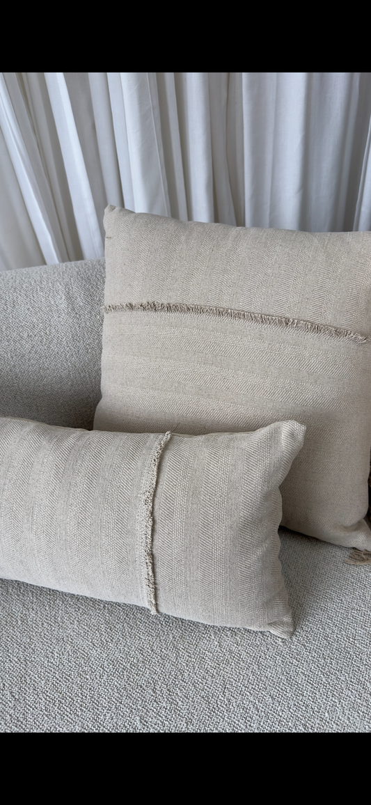 Wabi – Textured Jacquard Linen Cushion Cover